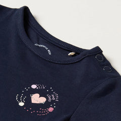 S.OLIVER LITTLE & LOVED LONG SLEEVE TOP WITH FLOUNCE