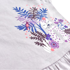 SERGENT MAJOR PURPLE TIGER PRINTED TOP