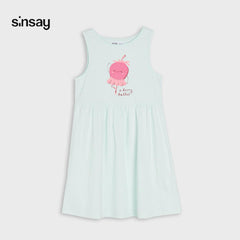 SINSAY PASTEL GREEN BERRY BALLET DRESS