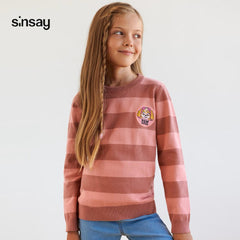 SINSAY PINK STRIPED PAW PATROL JUMPER