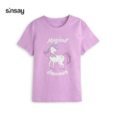 SINSAY PURPLE MAGICAL DREAMER T-SHIRT