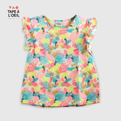 TAO COLORFULL FLORAL PRINTED TOP