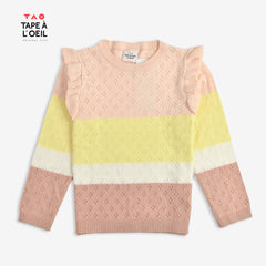TAO RUFFLE CANDY SWEATER