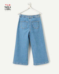 TAO MEDIUM BLUE WIDE LEG PANT FOR GIRLS