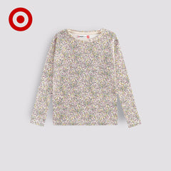 TARGET FLORAL RIBBED TOP WITH PYJAMA SET