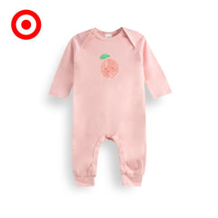 TARGET PINK PRINTED ZIPPED OVERALL ROMPER