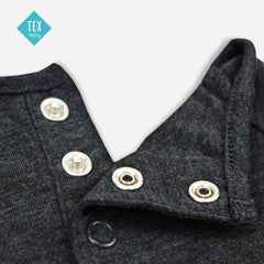 TEX BABY CHARCOAL GREY RUNS THE WORLD LONG SLEEVE T-SHIRT