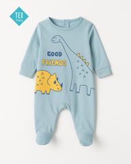 TEX BABY GOOD FRIENDS PRINTED ROMPER