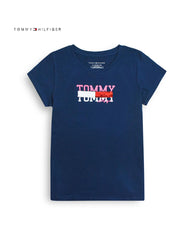 TOMMY HILFIGER NAVY REVERSABLE SEQUIN T-SHIRT