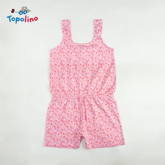 TOPOLINO PINK SPARKLING PRINTED JUMPSUIT
