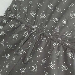 TOPOLINO GREY DOTTED JUMPSUIT