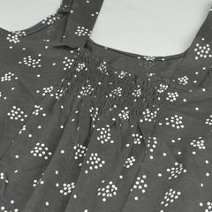 TOPOLINO GREY DOTTED JUMPSUIT