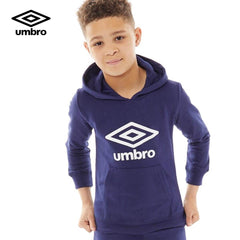 UMBRO LARGE LOGO NAVY HOODED TRACKSUIT