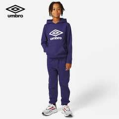UMBRO LARGE LOGO NAVY HOODED TRACKSUIT