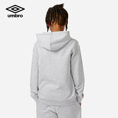 UMBRO LARGE LOGO GREY HOODED TRACKSUIT