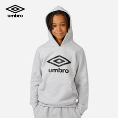 UMBRO LARGE LOGO GREY HOODED TRACKSUIT