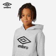 UMBRO LARGE LOGO GREY HOODED TRACKSUIT