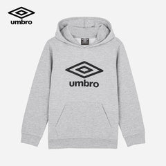 UMBRO LARGE LOGO GREY HOODED TRACKSUIT