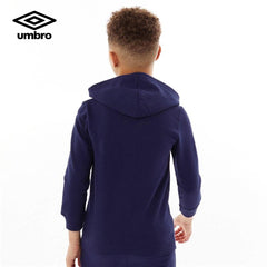 UMBRO LARGE LOGO NAVY TAPED HOODED TRACKSUIT