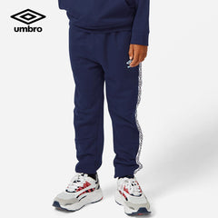 UMBRO LARGE LOGO NAVY TAPED HOODED TRACKSUIT