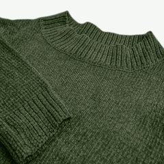 VIVA DARK GREEN SHINELLE JUMPER