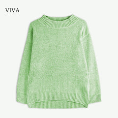 VIVA PASTEL GREEN SHINELLE JUMPER