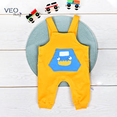 VEO BABY YELLOW PRINTED 2 PCS BODYSUIT