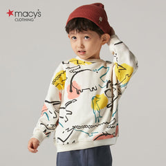 MACYS ANIMALS PRINTED SWEATSHIRT