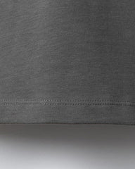 ZARA CHARCOAL HEAVYWEIGHT EMBROIDERED T-SHIRT