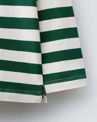 ZARA GREEN STRIPE PRINT LONG SLEEVE T-SHIRT