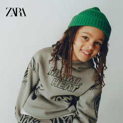ZARA X NBA OVERALL PRINTED HOODED SWEASHIRT