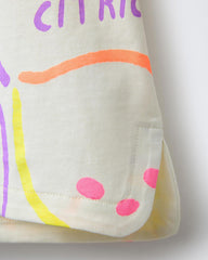 ZARA LIGHT YELLOW CITRIC SUMMER T-SHIRT