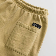 ZARA MELLOW GARMENT DYED PLUSH BERMUDA SHORTS