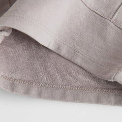 ZARA PURPLE GARMENT DYED PLUSH BERMUDA SHORTS