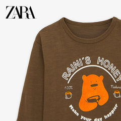 ZARA RAINI'S HONEY F/S COTTON TSHIRT
