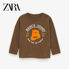 ZARA RAINI'S HONEY F/S COTTON TSHIRT