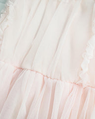 ZARA SOFT ORANGE TULLE DRESS