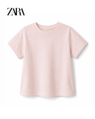 ZARA SOFT PINK PALIN SHORT SLEEVE T-SHIRT