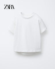 ZARA WHITE PLAIN T-SHIRT