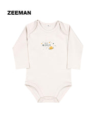 ZEEMAN HI WORLD PRINTED ROMPER WITH CAP