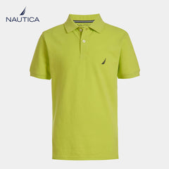 NAUTICA GREEN PLAIN POLO