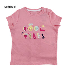 INEXTENSO PINK COOL VIBES T-SHIRT