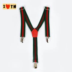Green and Red Suspenders (1Yrs - 4Yrs)