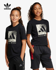 ADIDAS BLACK CAMOU LOGO T-SHIRT JD4643