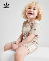 ADIDAS ORIGINALS INFANTS T-SHIRT WITH SHORT SET