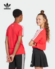 ADIDAS RED UNISEX CODES COLLEGIATE GRAPHIC T-SHIRT