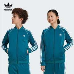 ADIDAS TEAL GREEN TRACK JACKET IY7452