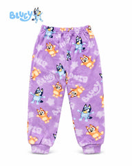 BLUEY GIRLS LAVENDER FLEECE PYJAMA SET