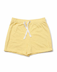 BRANDED BOYS LIGHT YELLOW DRAWSTRING SHORTS