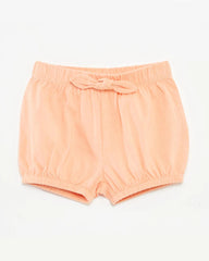 BRANDED GIRLS PEACH BOW BLOOMER SHORTS